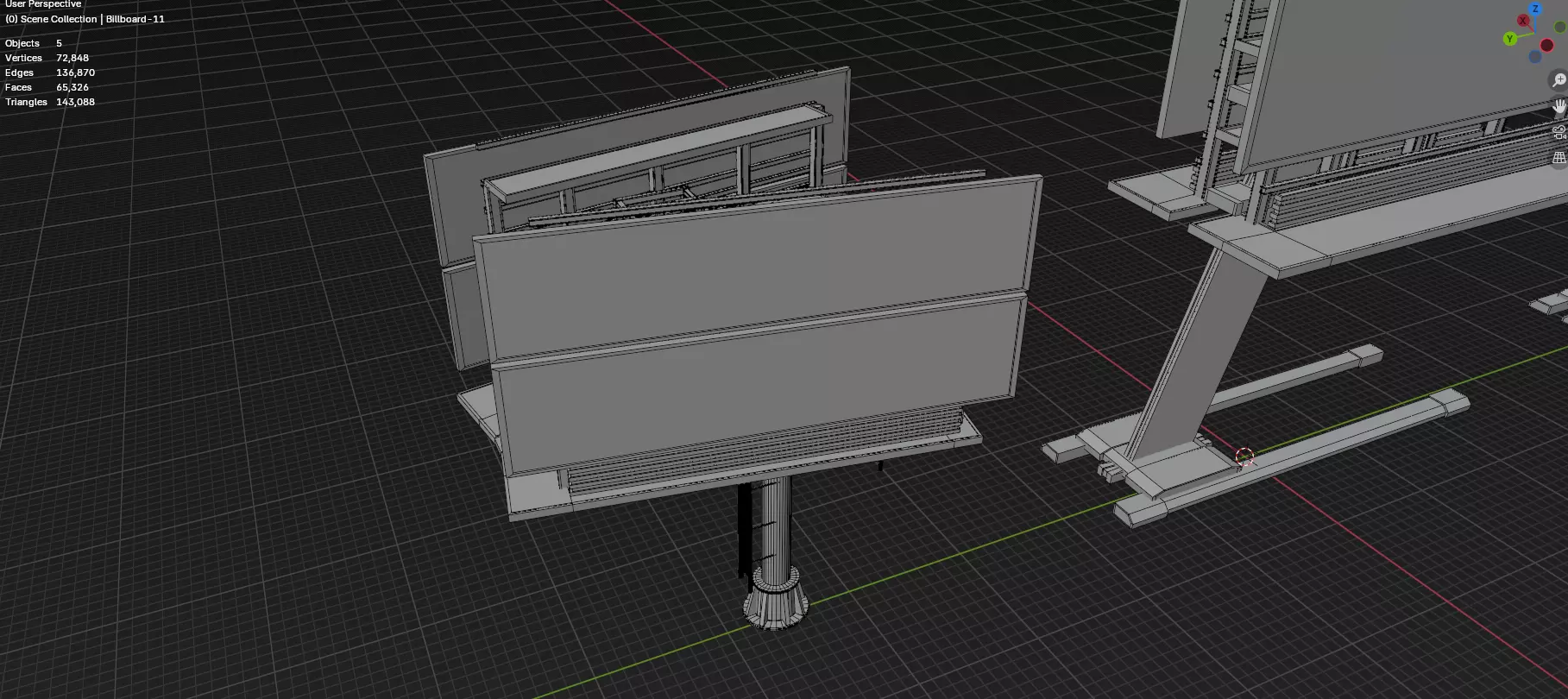 Buildings -Billboards -Turrets-465 Assets Combo Pack -Untextured Low-poly 3D model_57