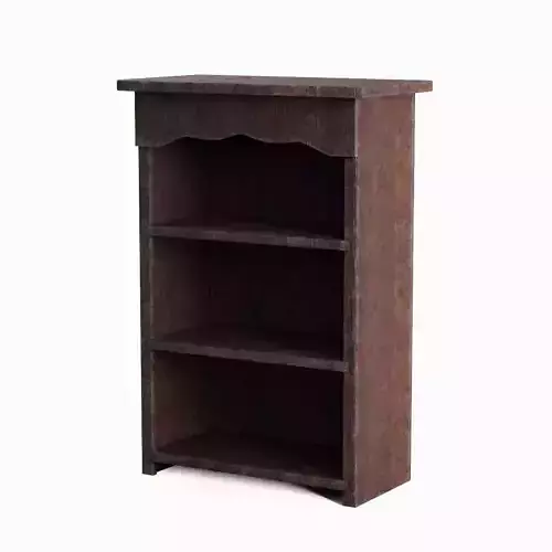 Rustic Bedside Bookshelf 01