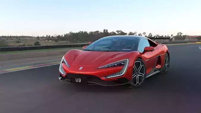 2025 BYD YangWang U9 with interior