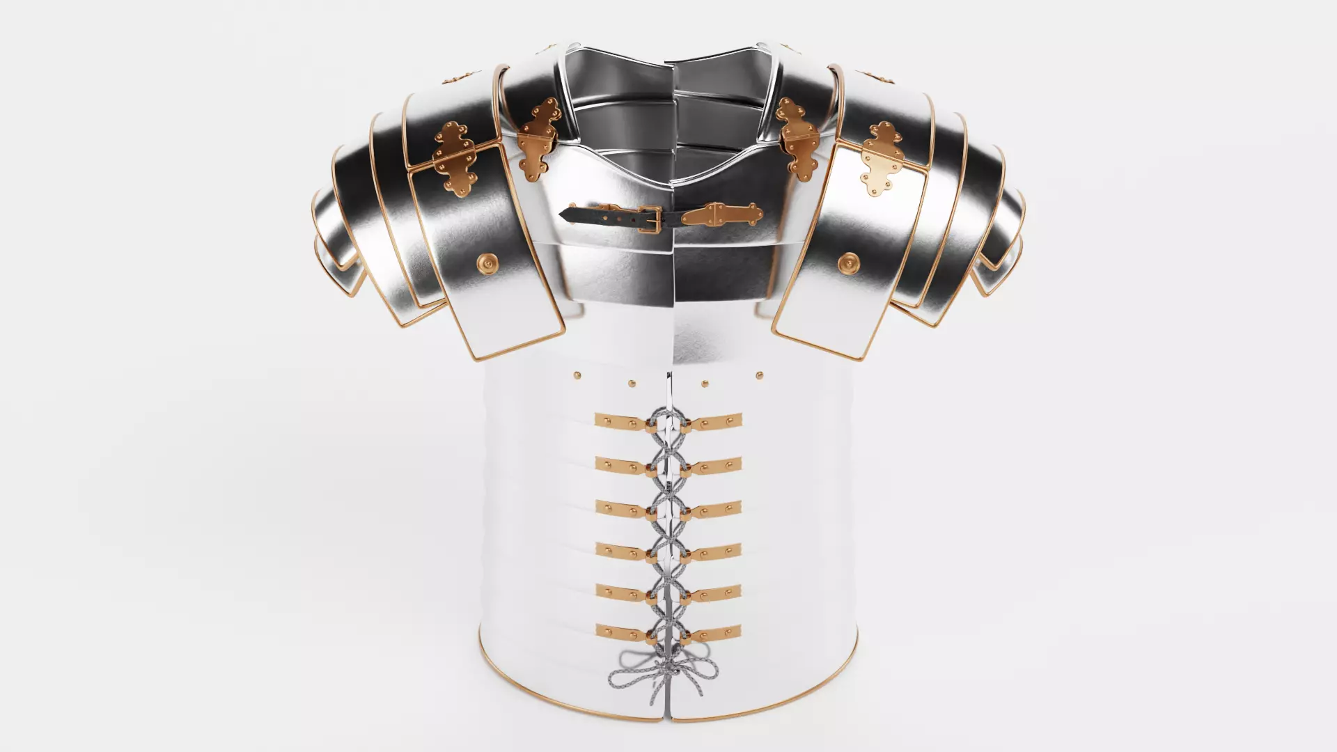 Lorica Segmentata - Roman Armor Equipment 3D model_1
