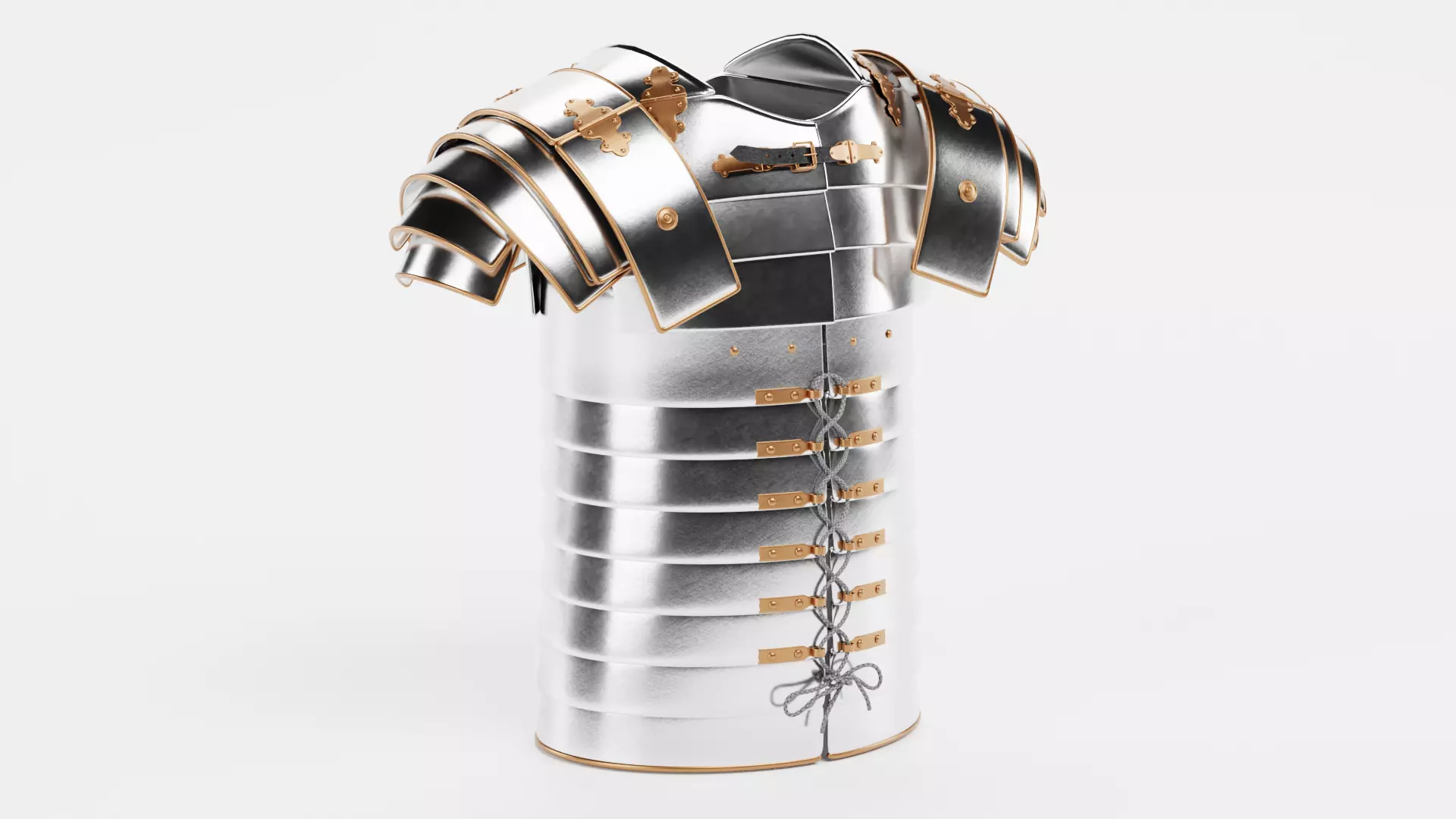 Lorica Segmentata - Roman Armor Equipment 3D model_2