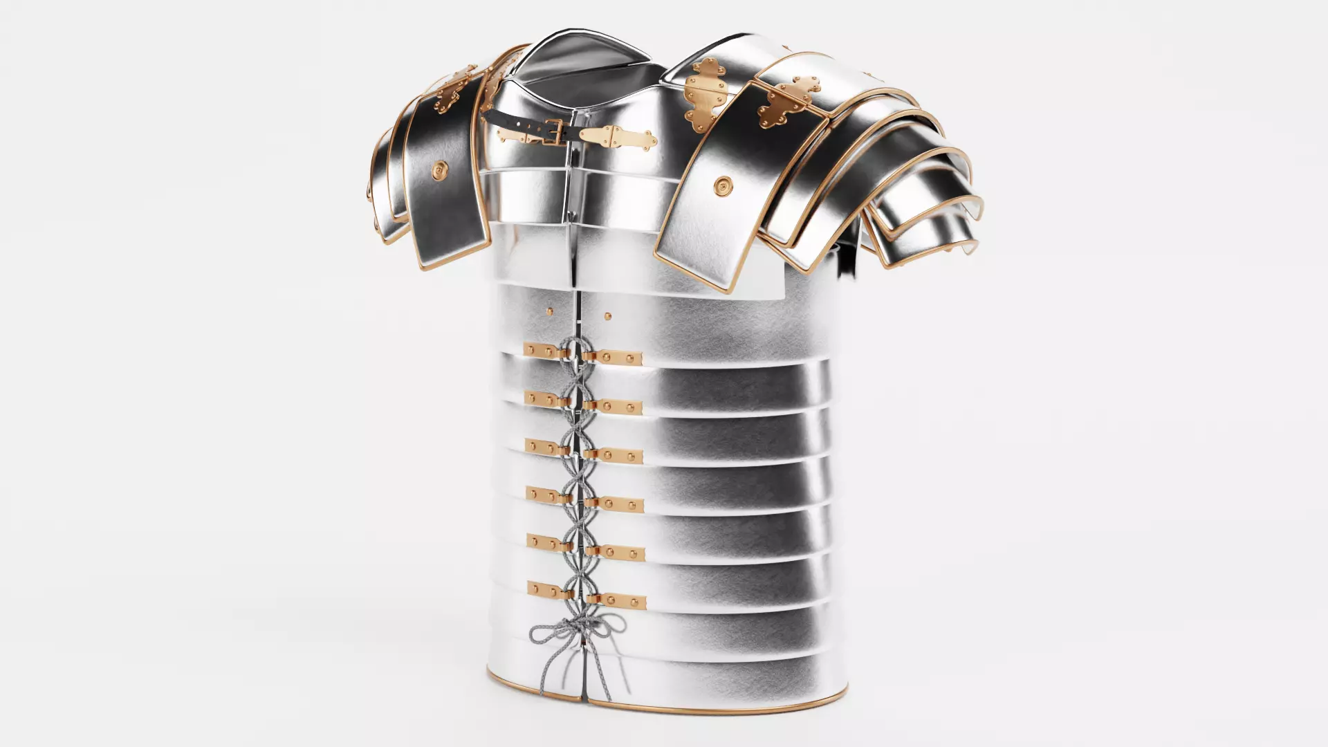 Lorica Segmentata - Roman Armor Equipment 3D model_4