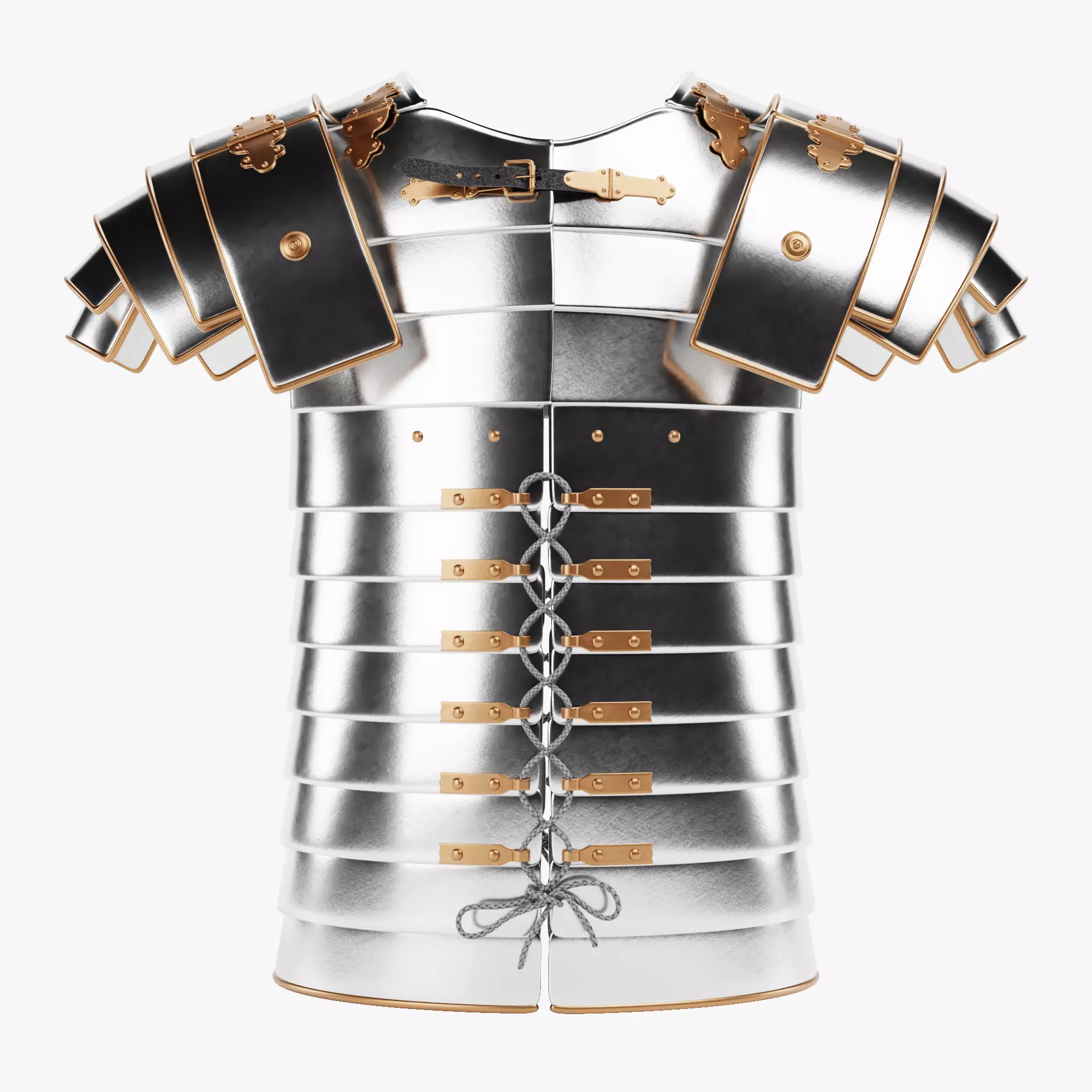 Lorica Segmentata - Roman Armor Equipment 3D model_13