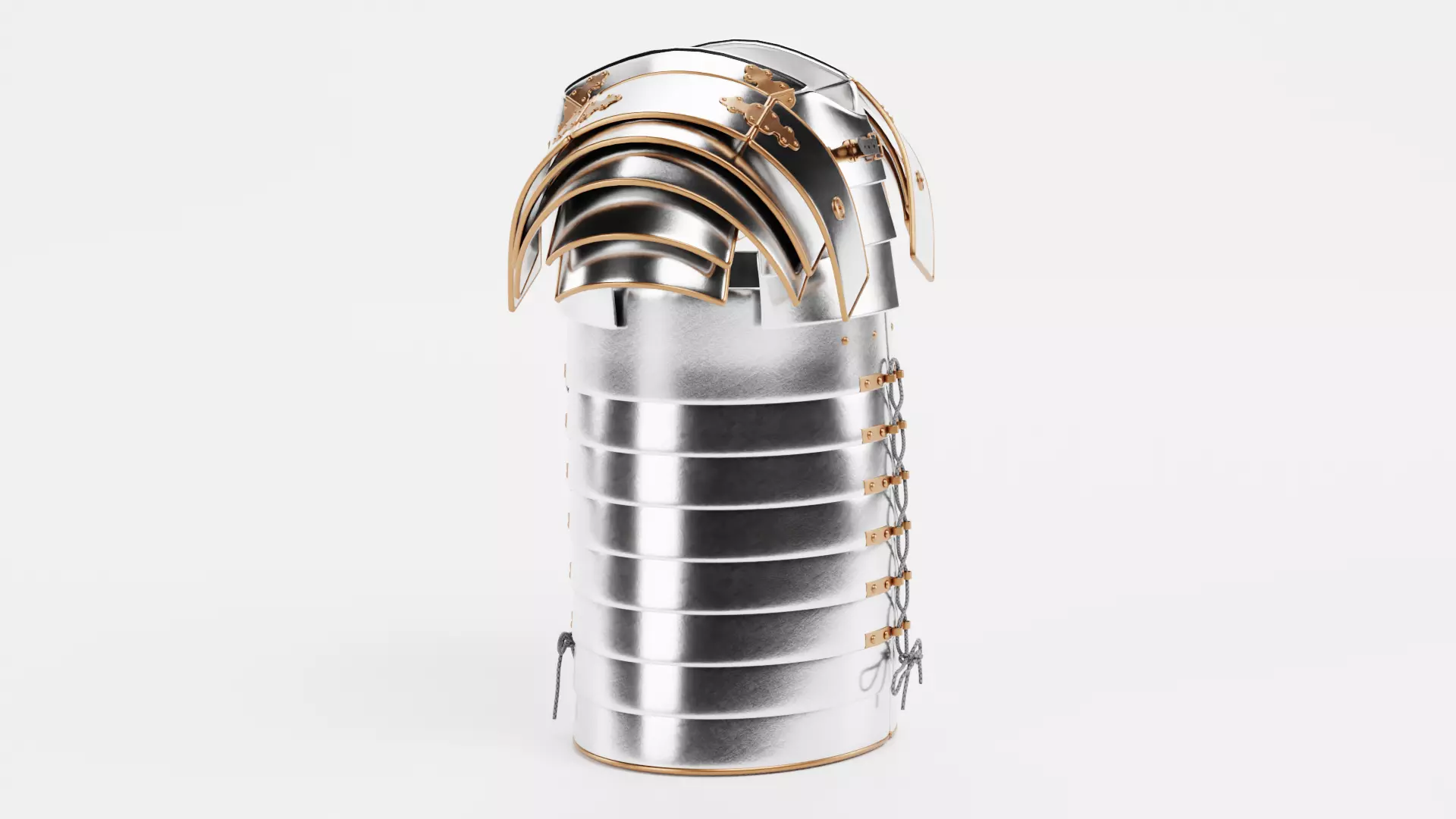 Lorica Segmentata - Roman Armor Equipment 3D model_3