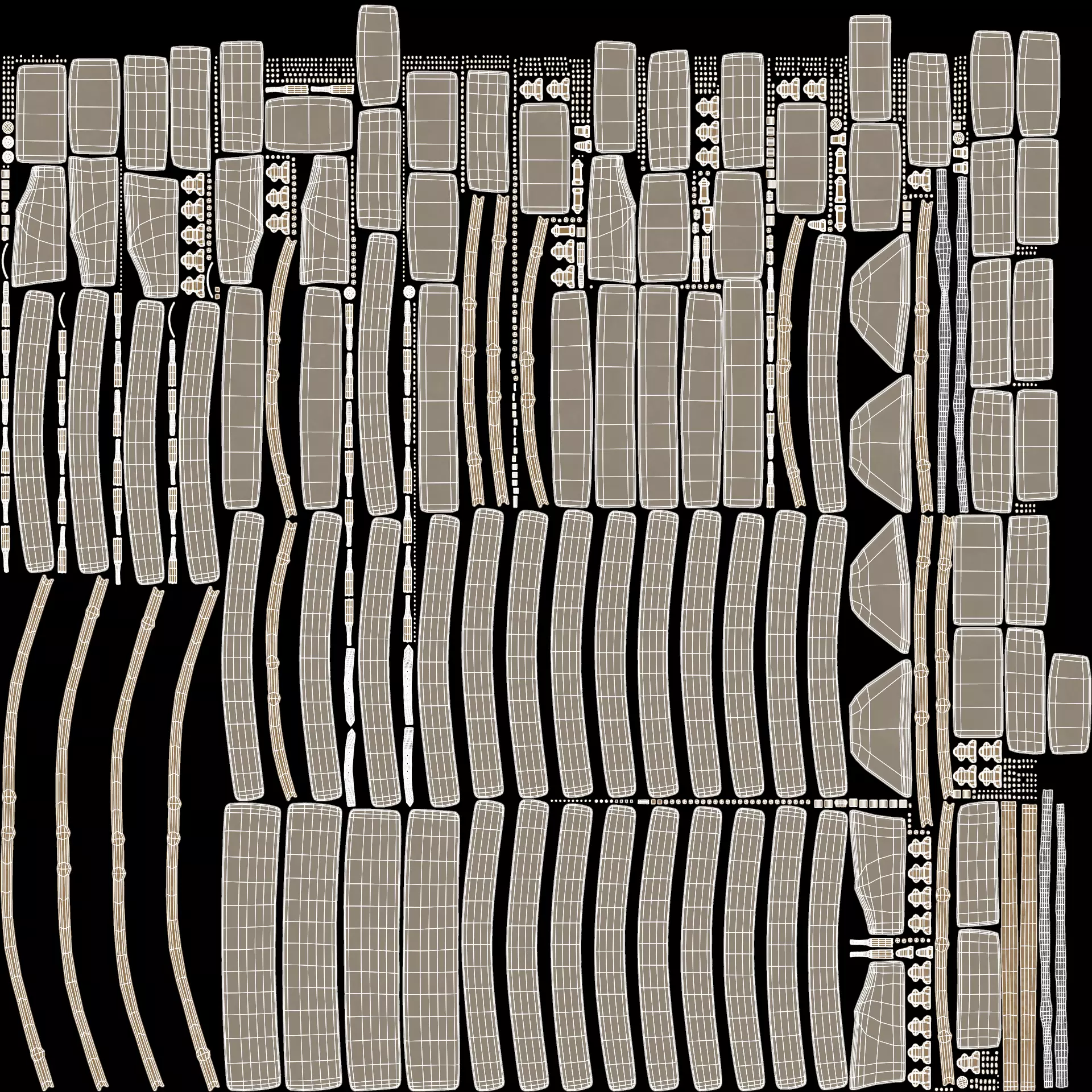 -Lorica Segmentata Old- 3D model_8