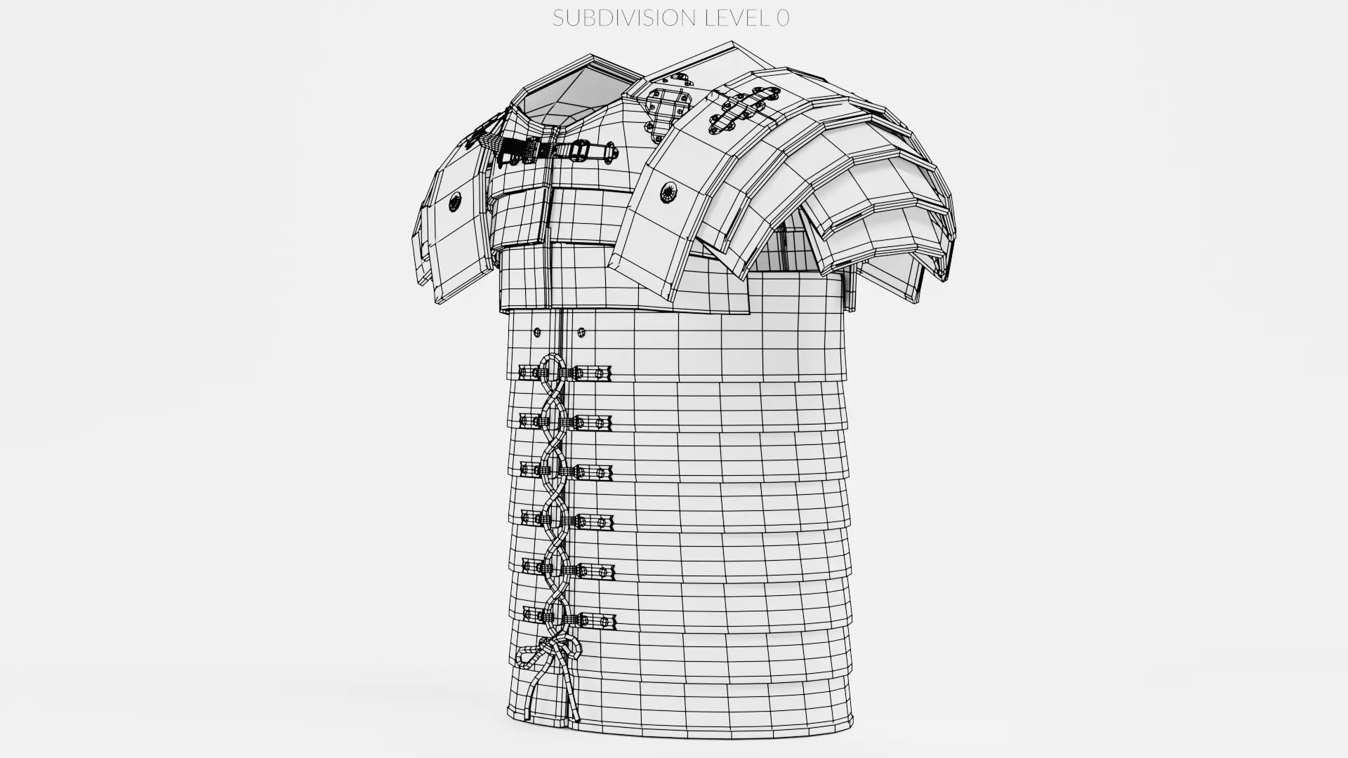 -Lorica Segmentata Old- 3D model_11