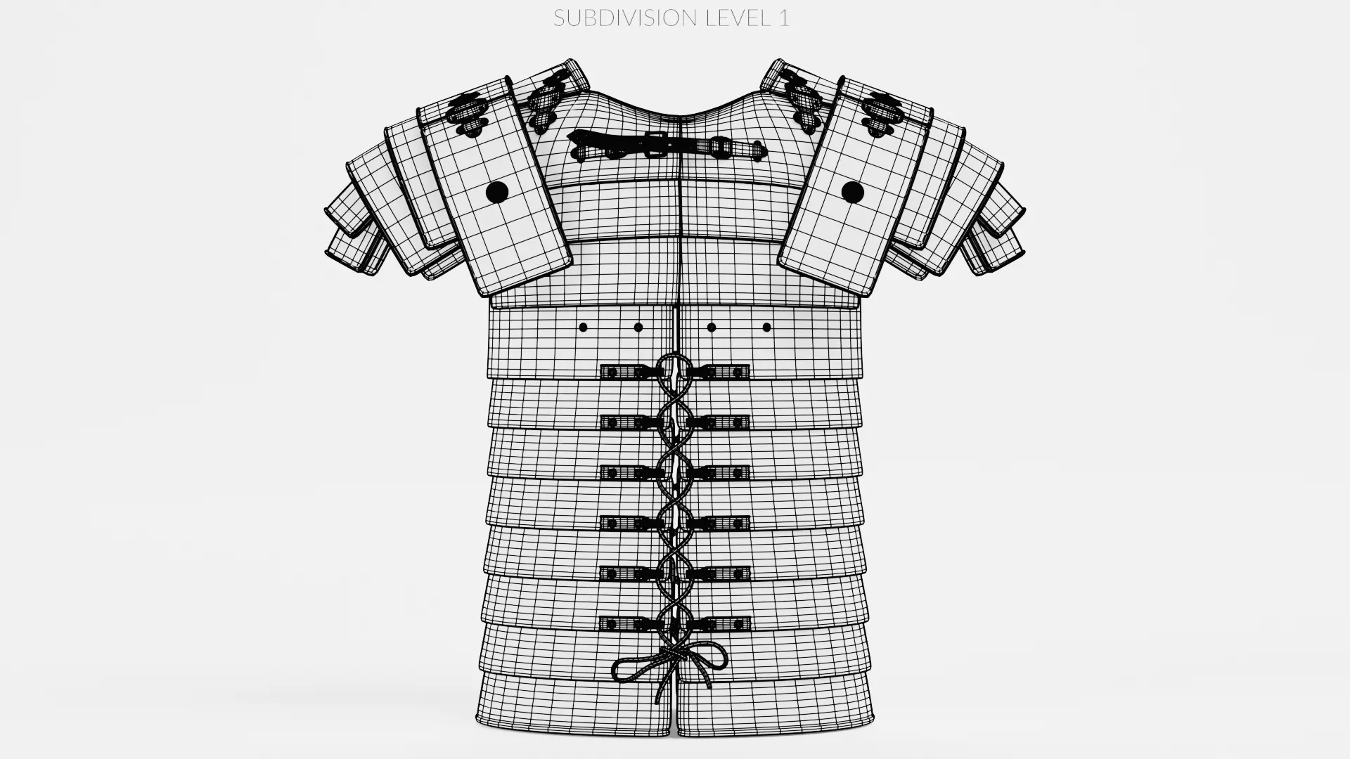 -Lorica Segmentata Old- 3D model_10