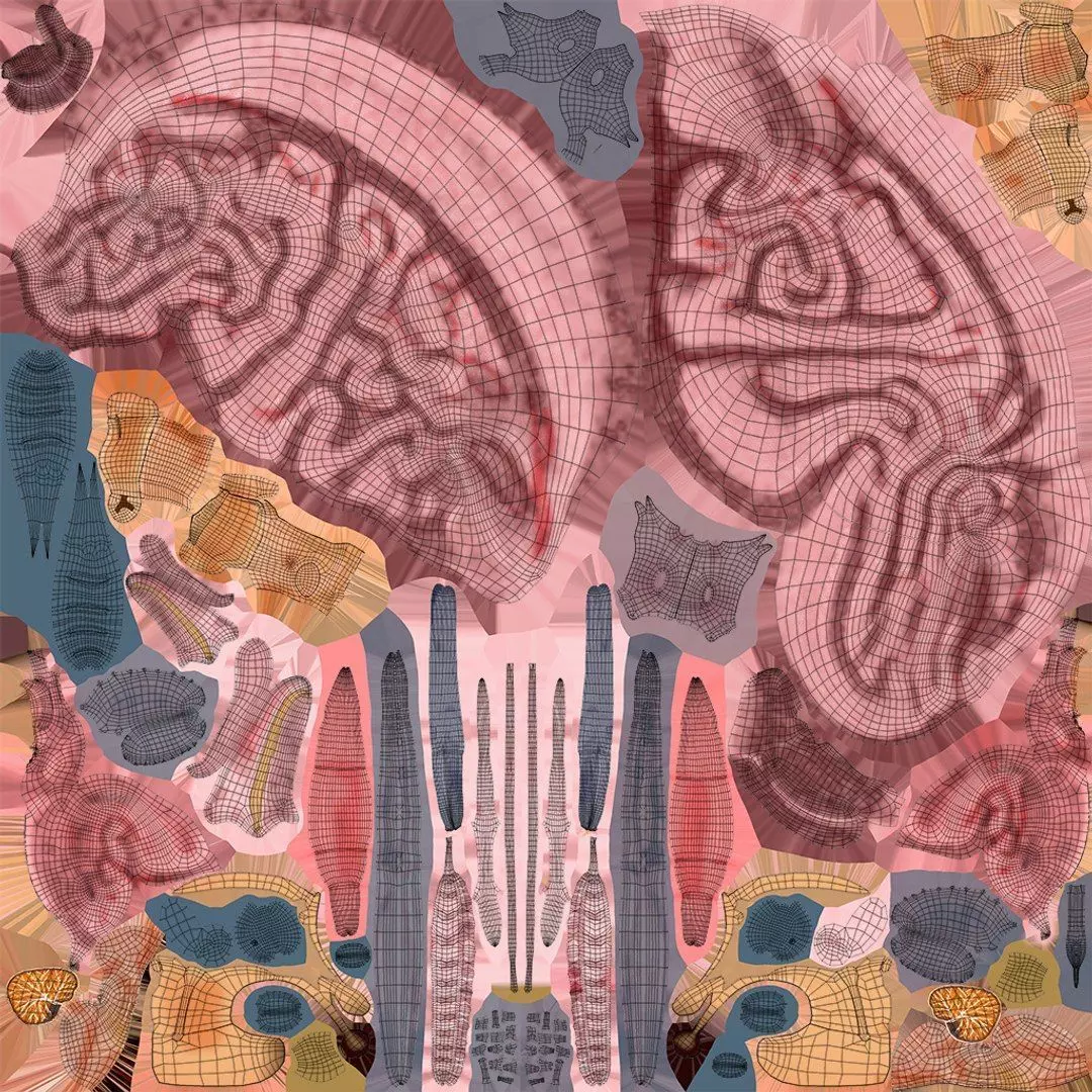 Complete Human Anatomy 3D model_129