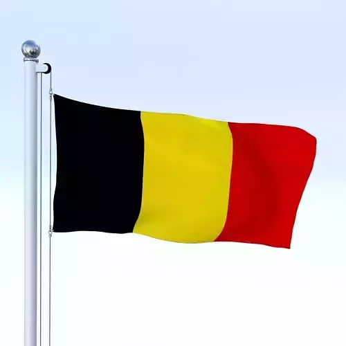 Animated Belgium Flag