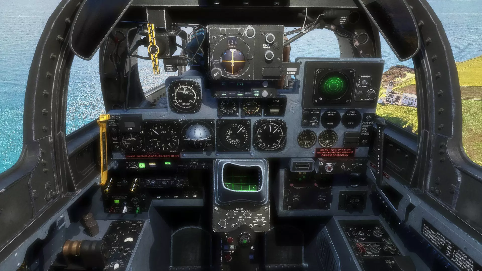 F4 Phantom 2  Grey-with Cockpit-Fully Rigged-High Resolution Low-poly 3D model_22