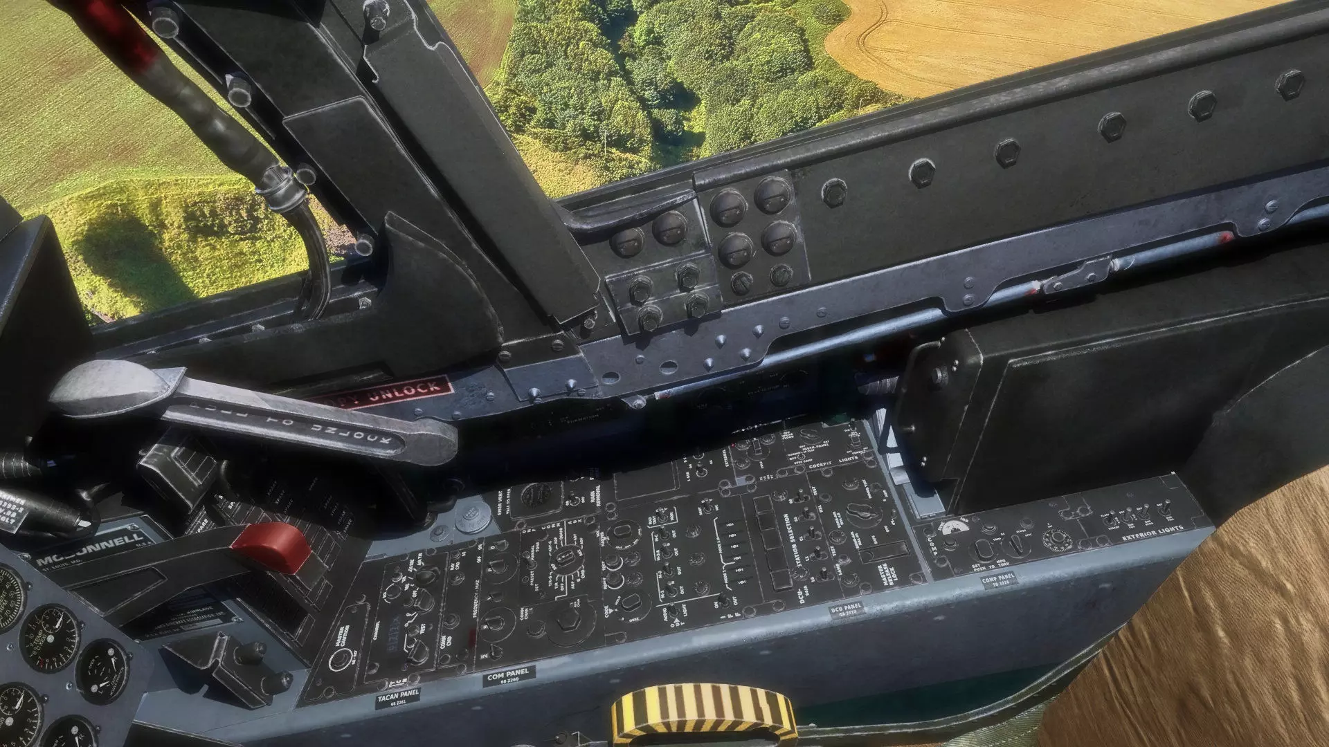 F4 Phantom 2  Grey-with Cockpit-Fully Rigged-High Resolution Low-poly 3D model_20