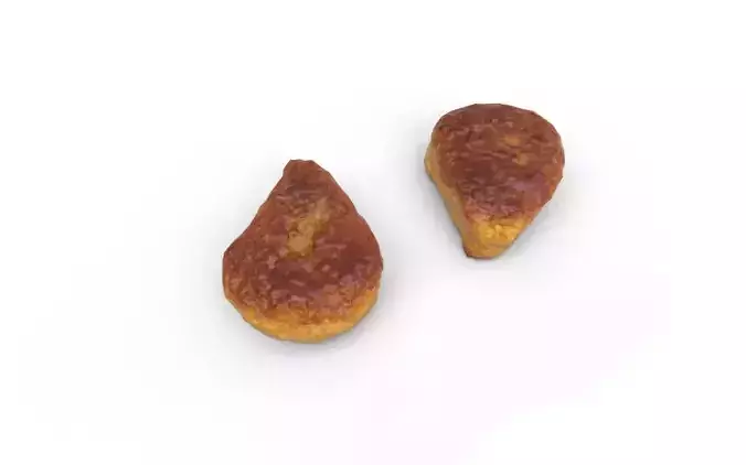 Chicken Nugget M03 Low-poly 3D model 4