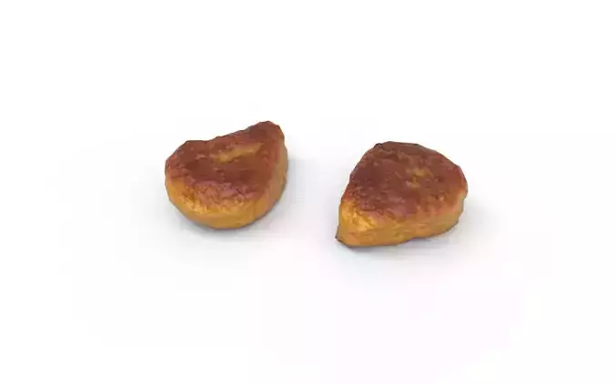Chicken Nugget M03 Low-poly 3D model 5