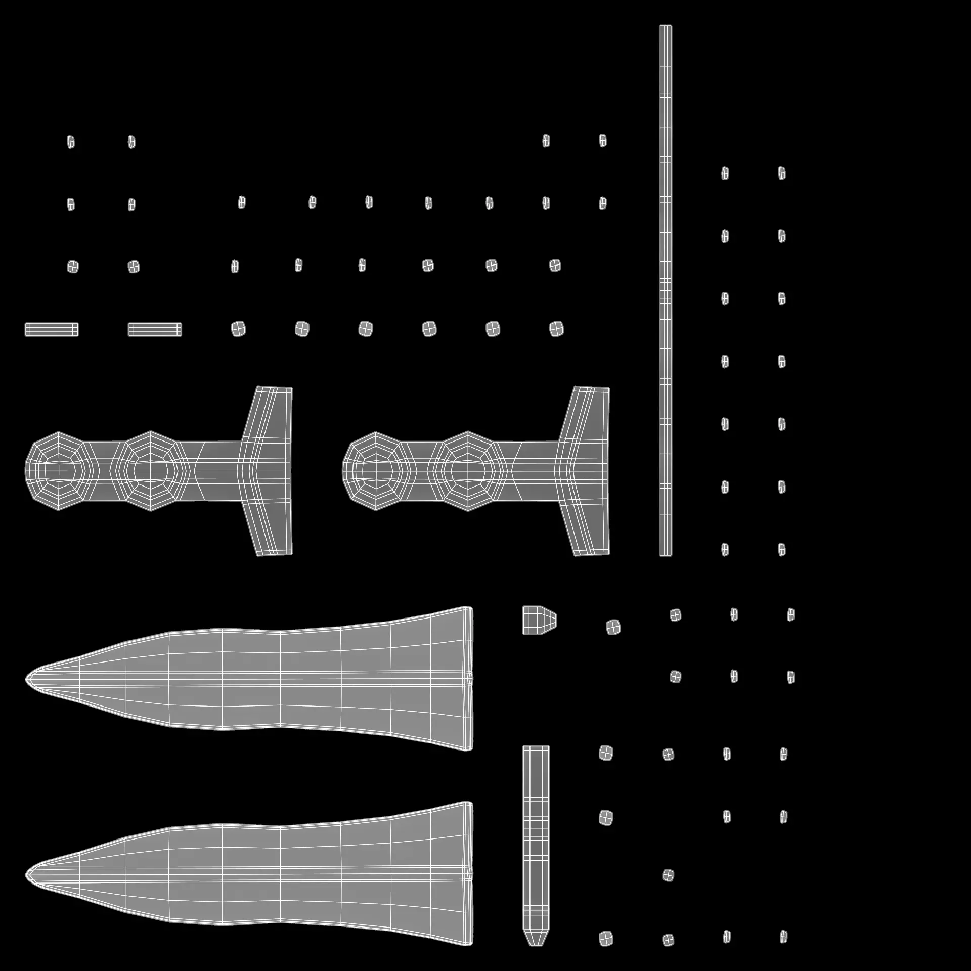 -Roman Dagger- 3D model_6