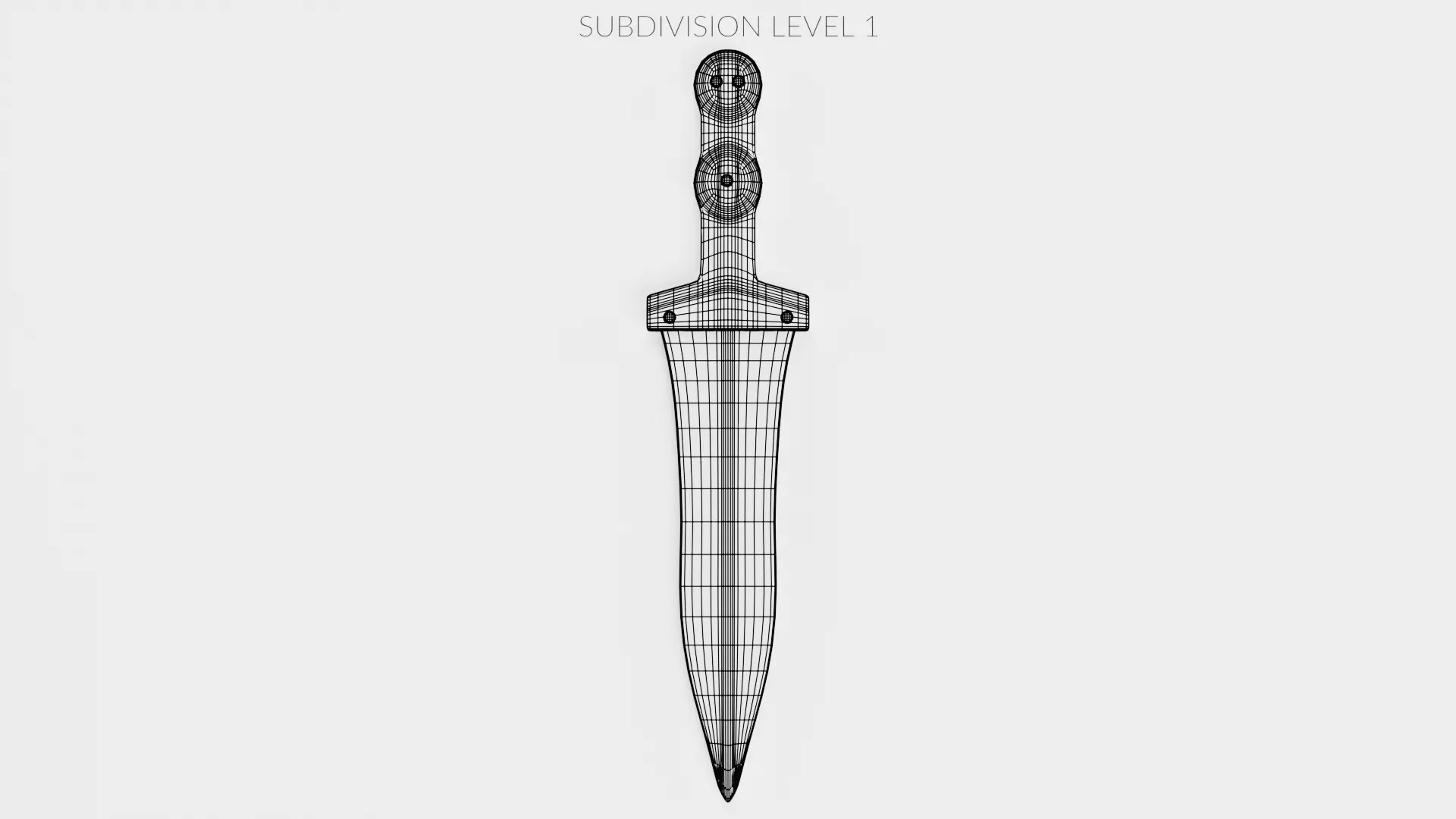 -Roman Dagger- 3D model_8