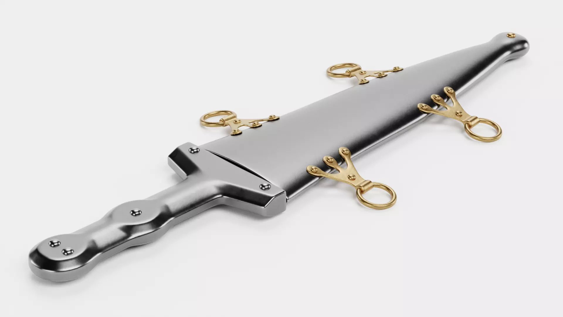 -Roman Dagger with Sheath- 3D model_7