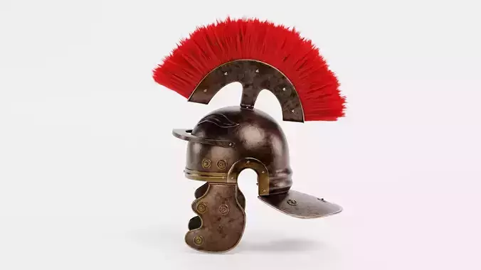 Aged Centurion Helmet - Roman Armor Equipment