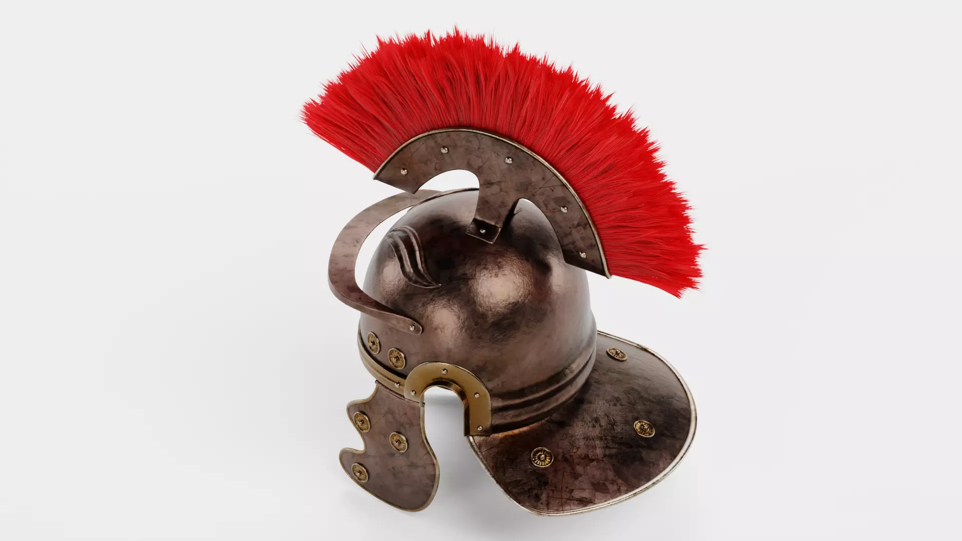 -Roman Helmet Old- 3D model_5