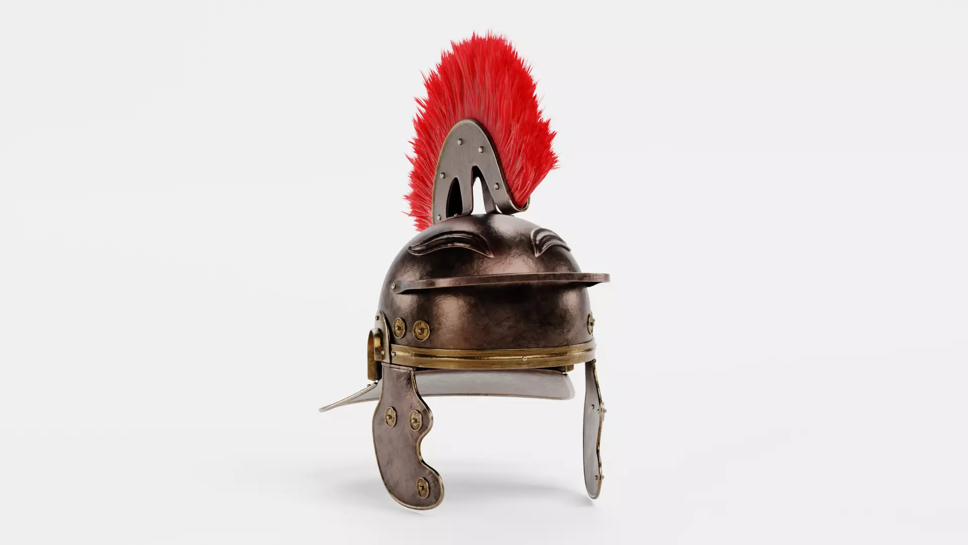 -Roman Helmet Old- 3D model_2