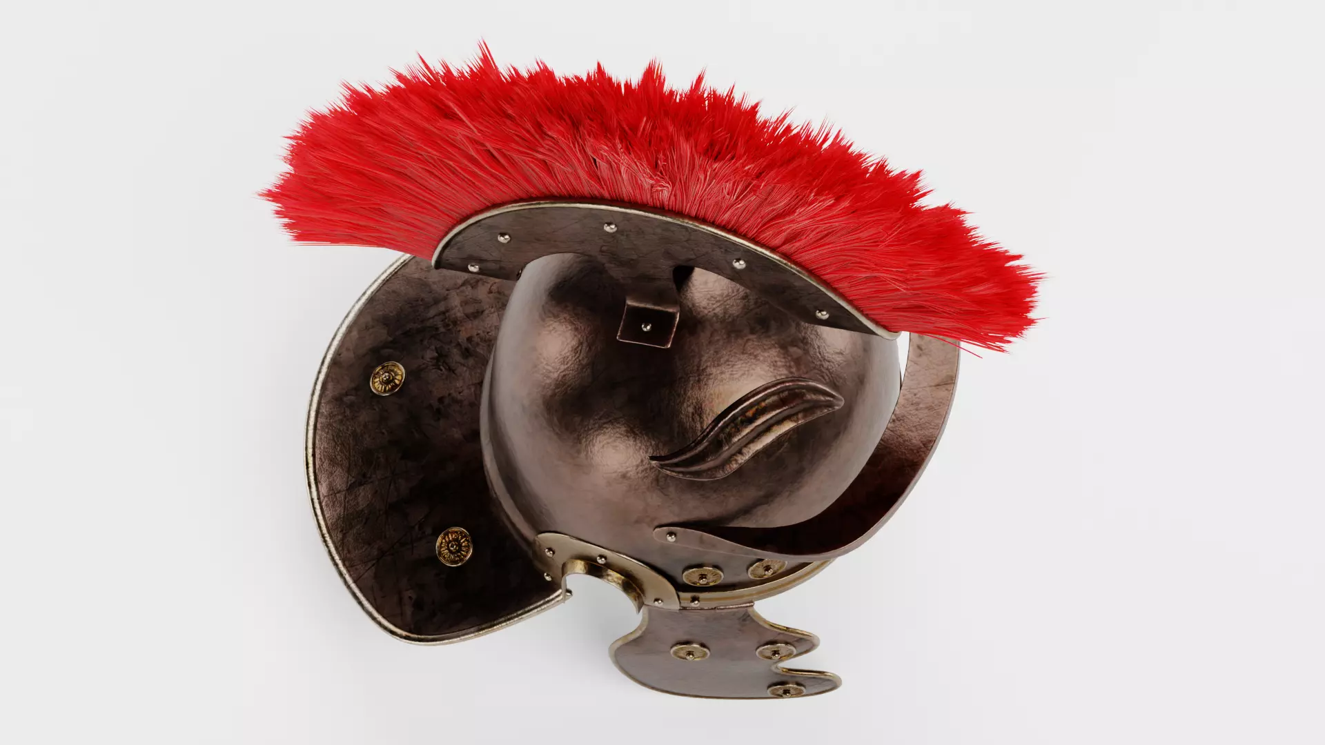 -Roman Helmet Old- 3D model_6