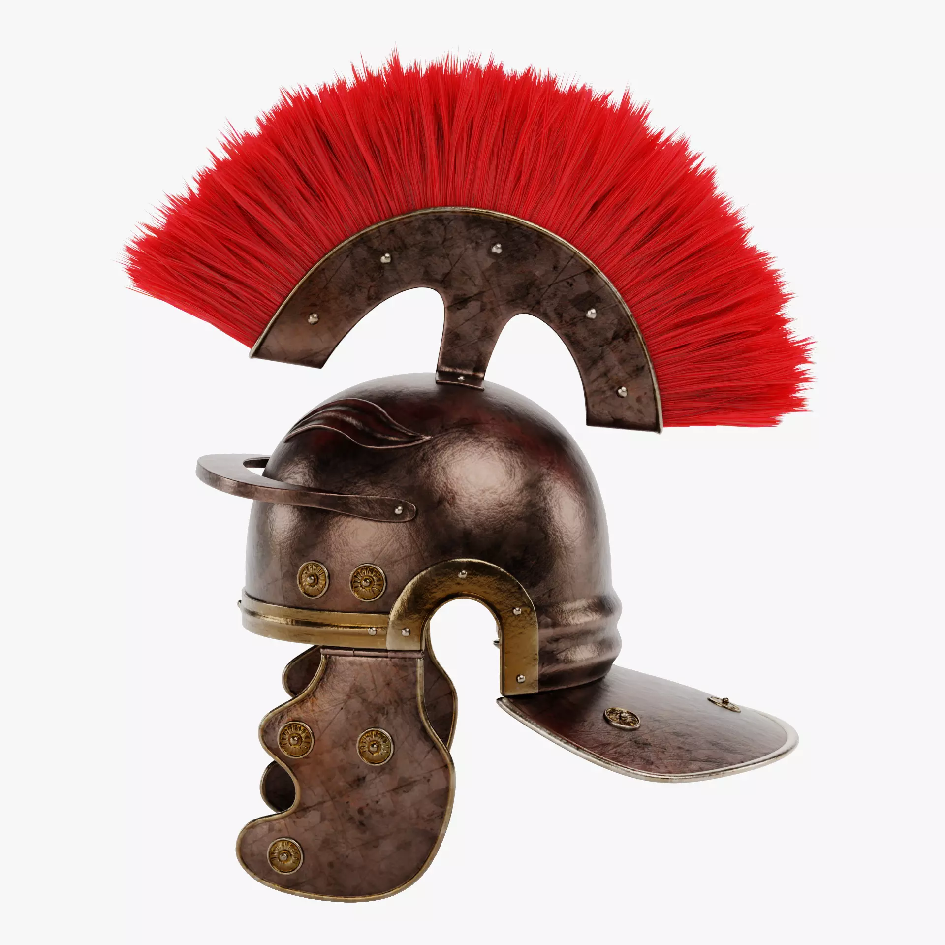 -Roman Helmet Old- 3D model_12