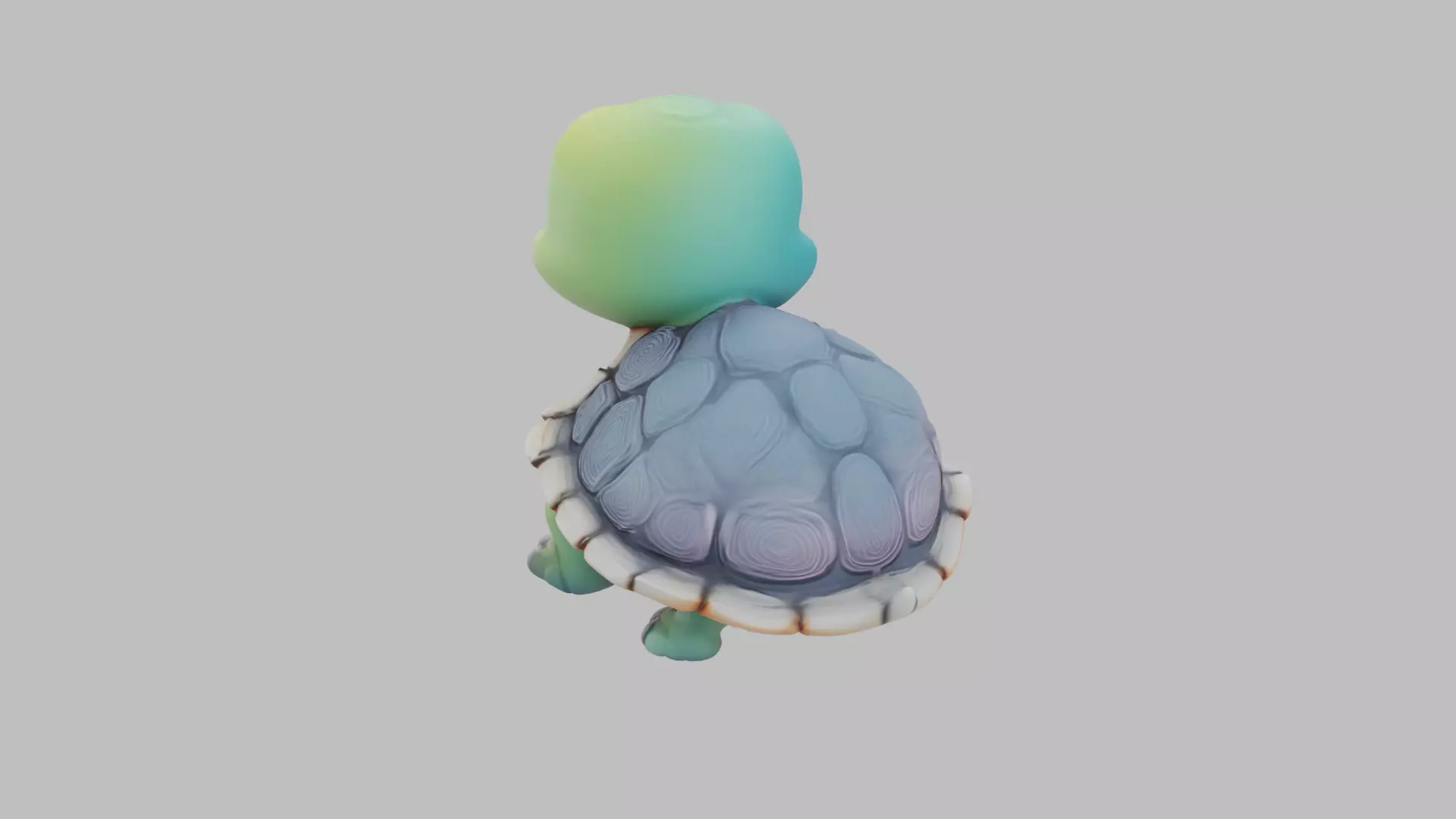 Cartoon Baby Turtle Character - Game Ready 3D Model Low-poly 3D model_21