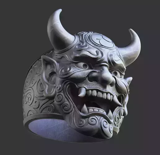 Hannya Oni Ring 003