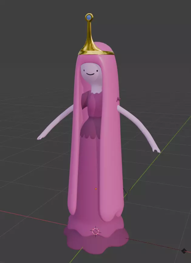 Princess Bubblegum Adventure Time Free 3D model_1