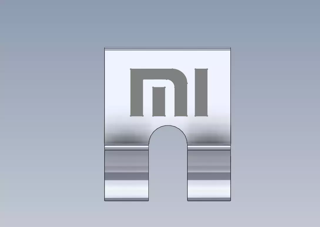 Xiaomi Phone holder 3D print model_2