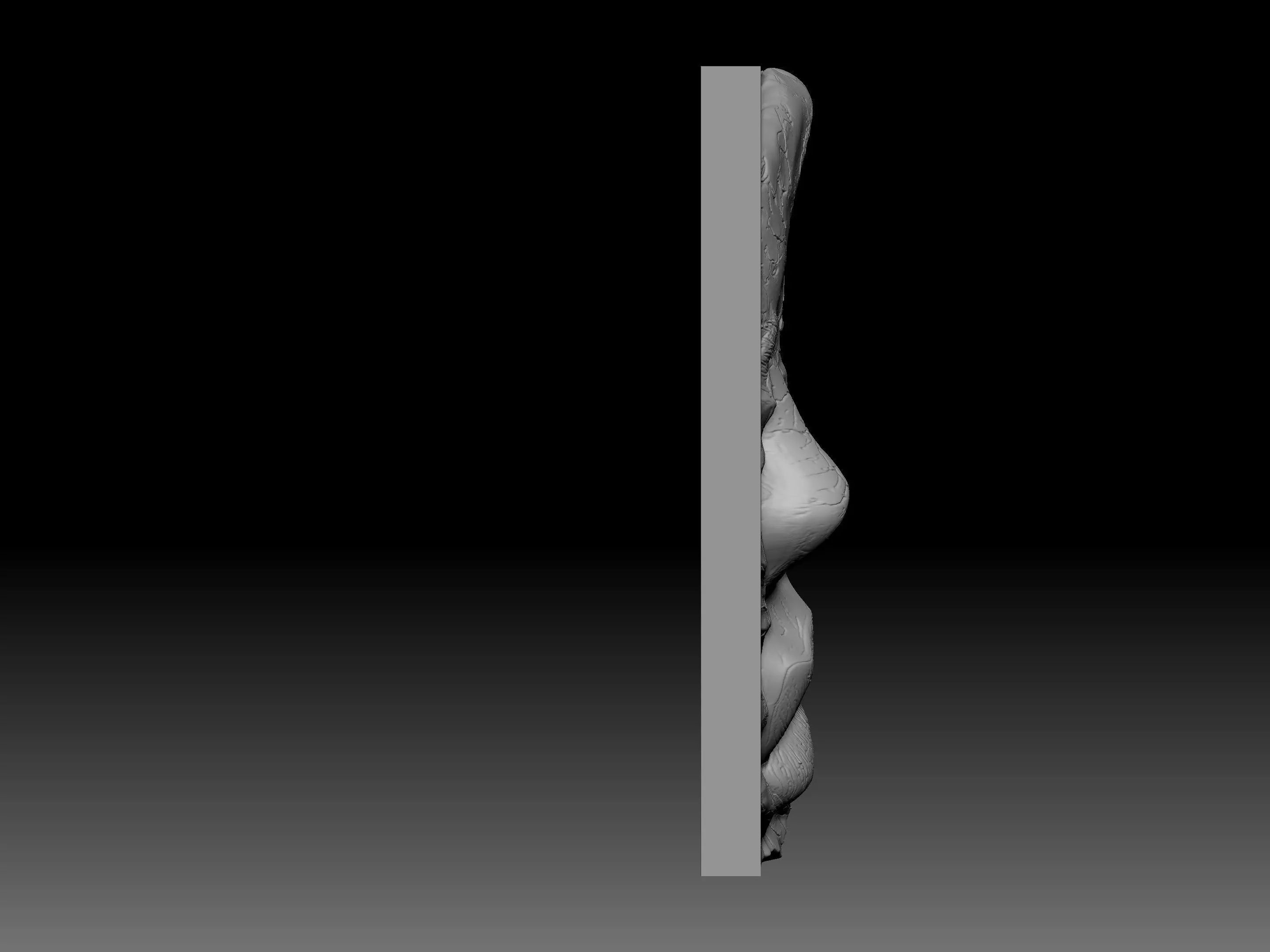 woman art4 3D print model_2