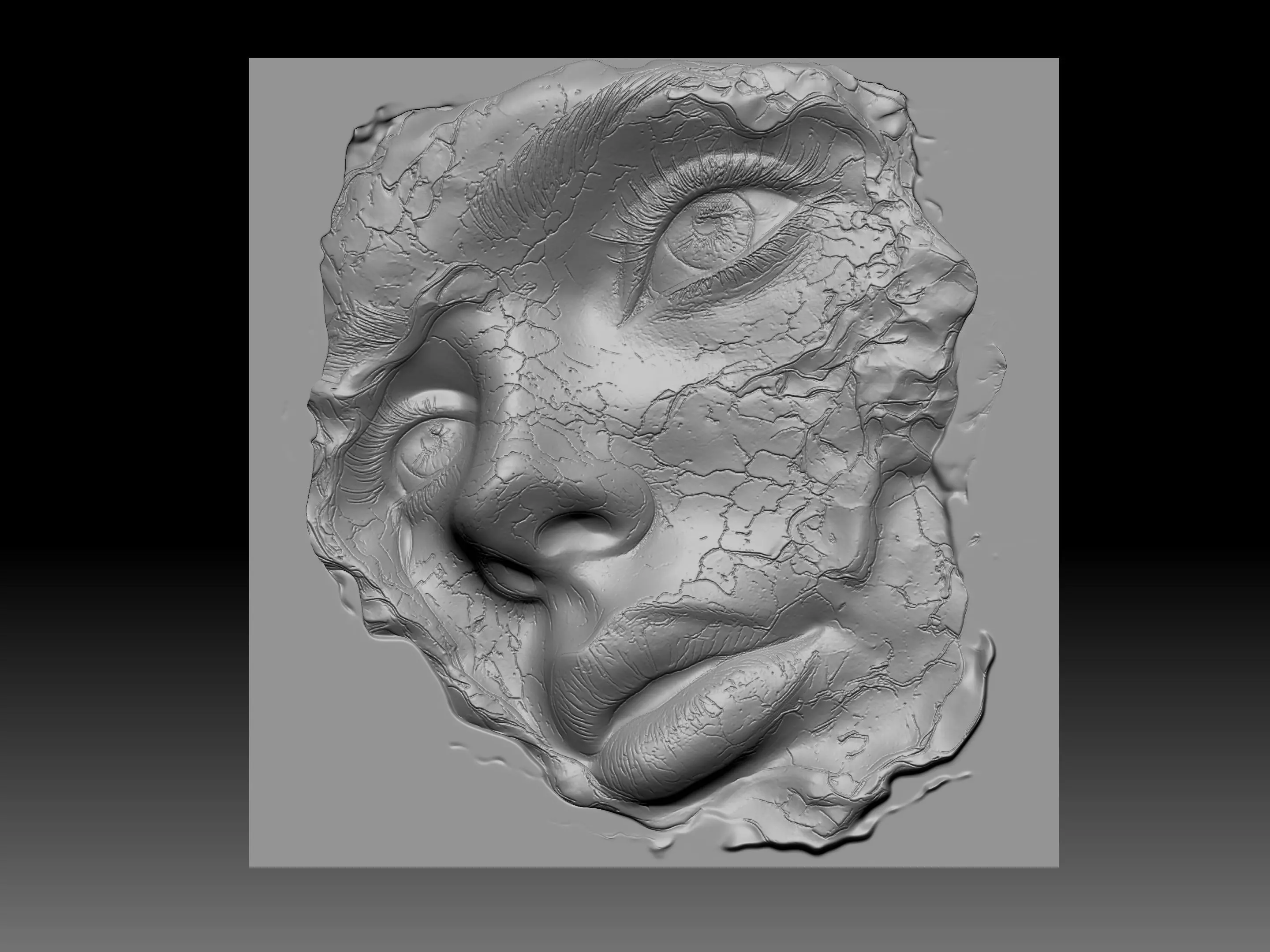 woman art4 3D print model_0