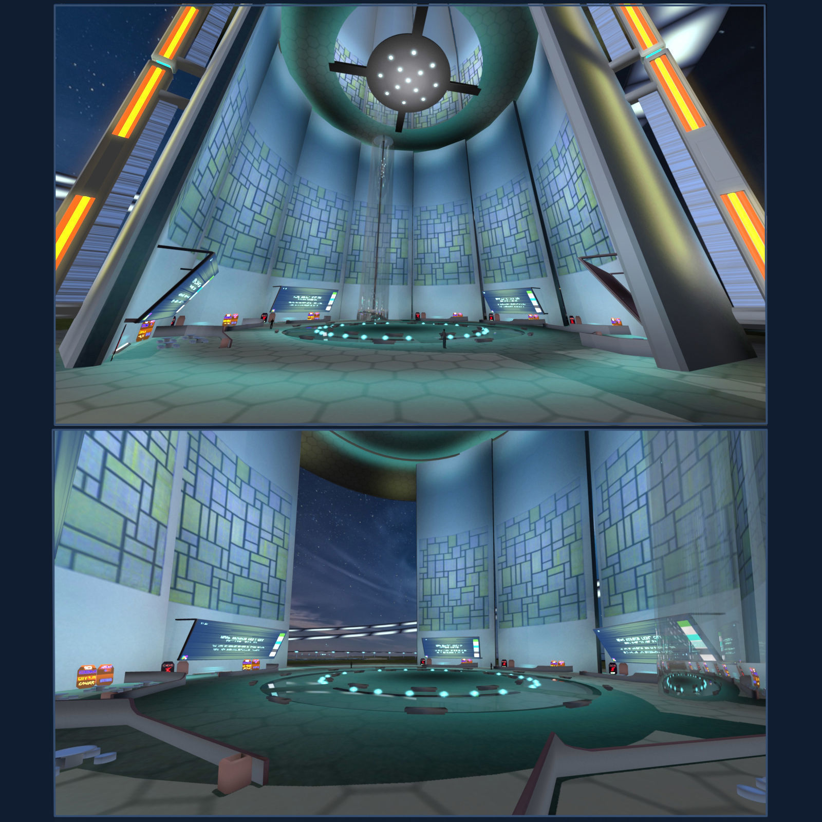 Light Park 3D model_2