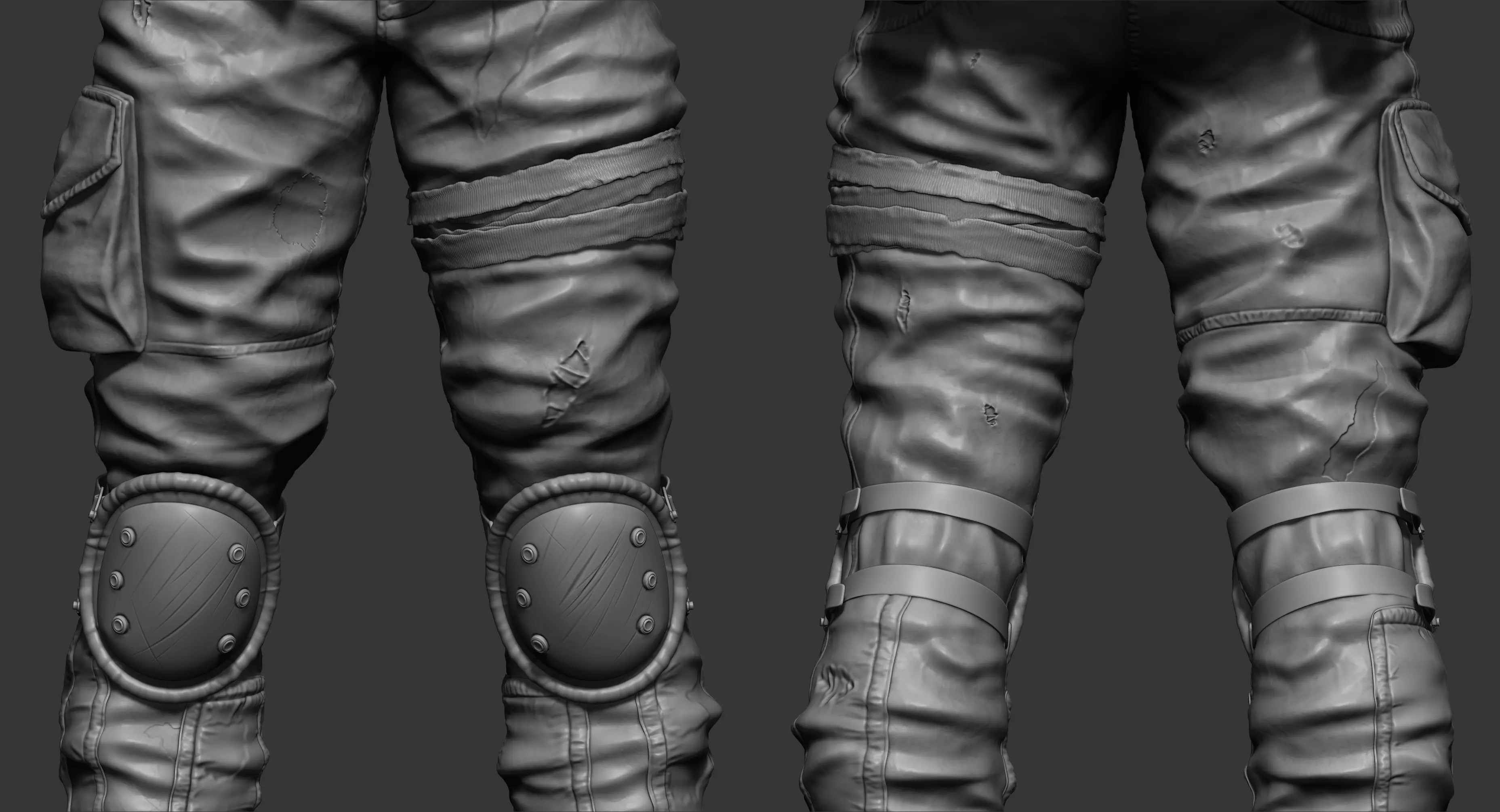 Soldier Full Character Low-poly 3D model_2