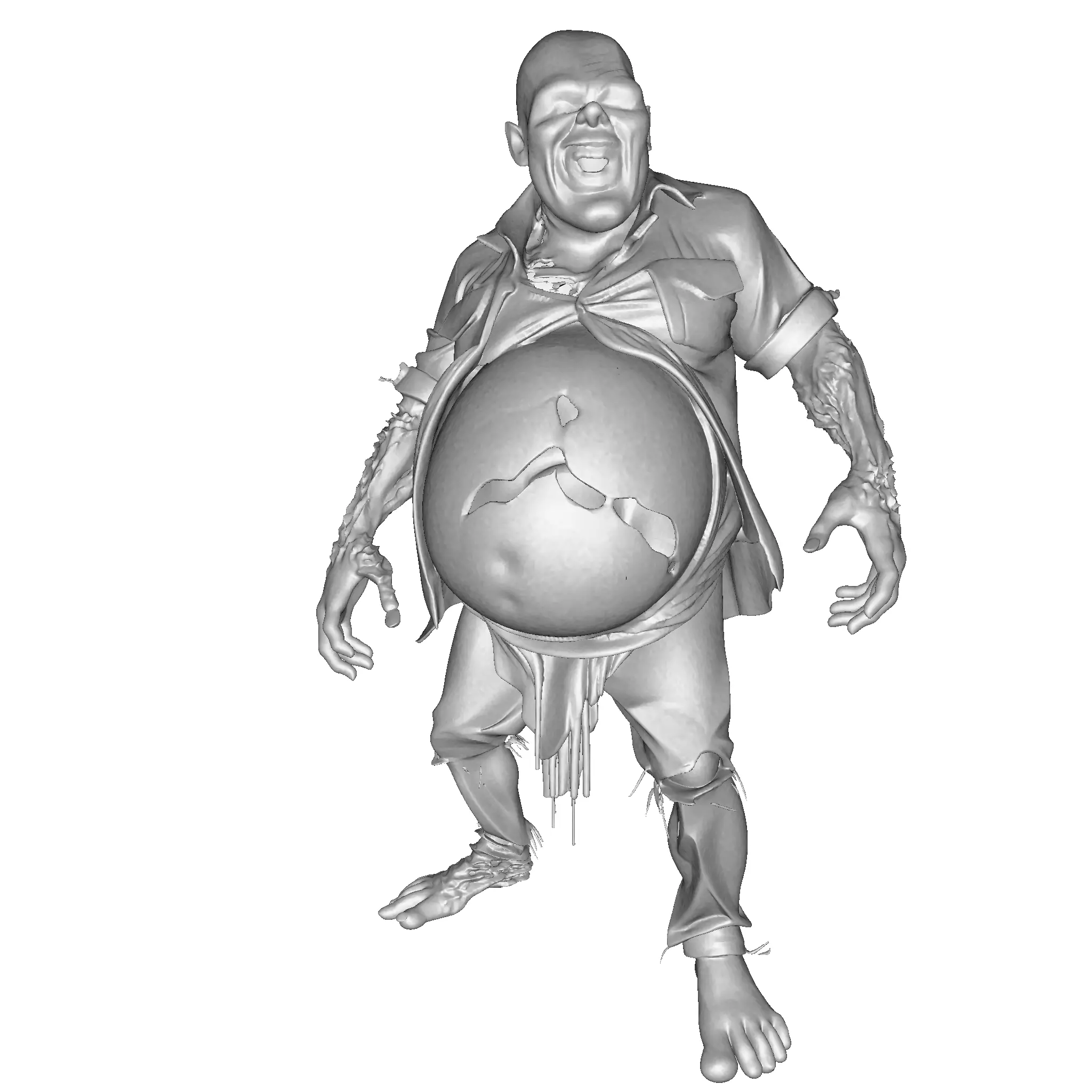 Grotesque Horror Spawn 3D 3D print model_25