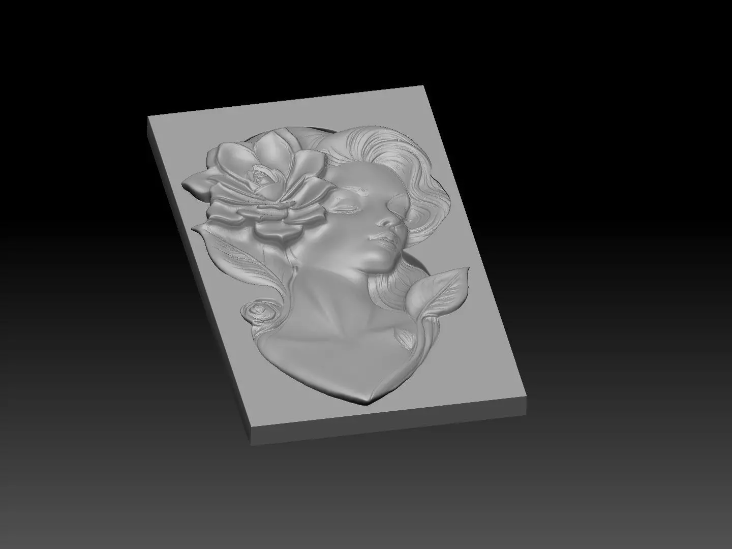 woman art3 3D print model_3