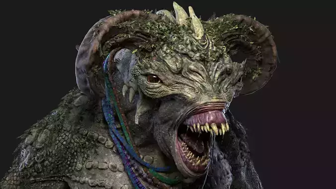 Realistic Alien Full textures lookdev and Rig Low-poly 3D model Realistic Alien Full textures lookdev and Rig Low-poly 3D model