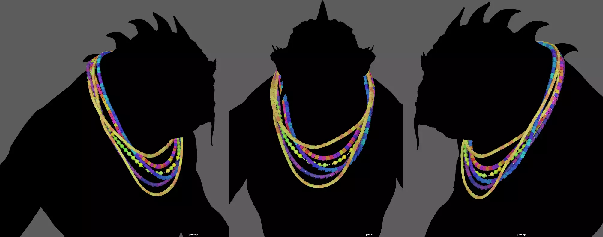 Realistic Alien Full textures lookdev and Rig Low-poly 3D model_7