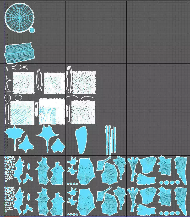 Realistic Alien Full textures lookdev and Rig Low-poly 3D model_13