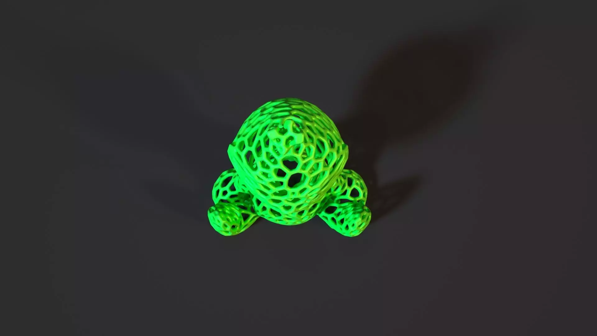 Grinch Voronoi 3D print model_8