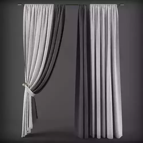 Curtain 3D model 218