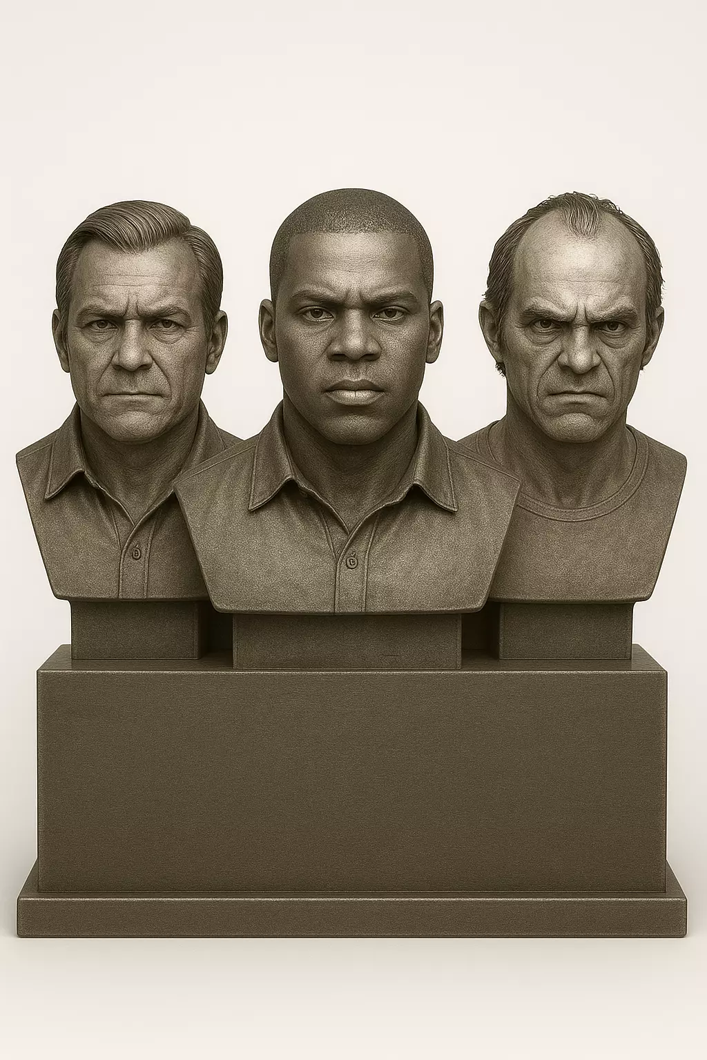 buste gta V 3D print model_0