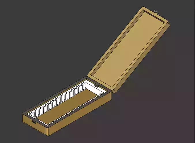 Dexter blood slides box 3D print model