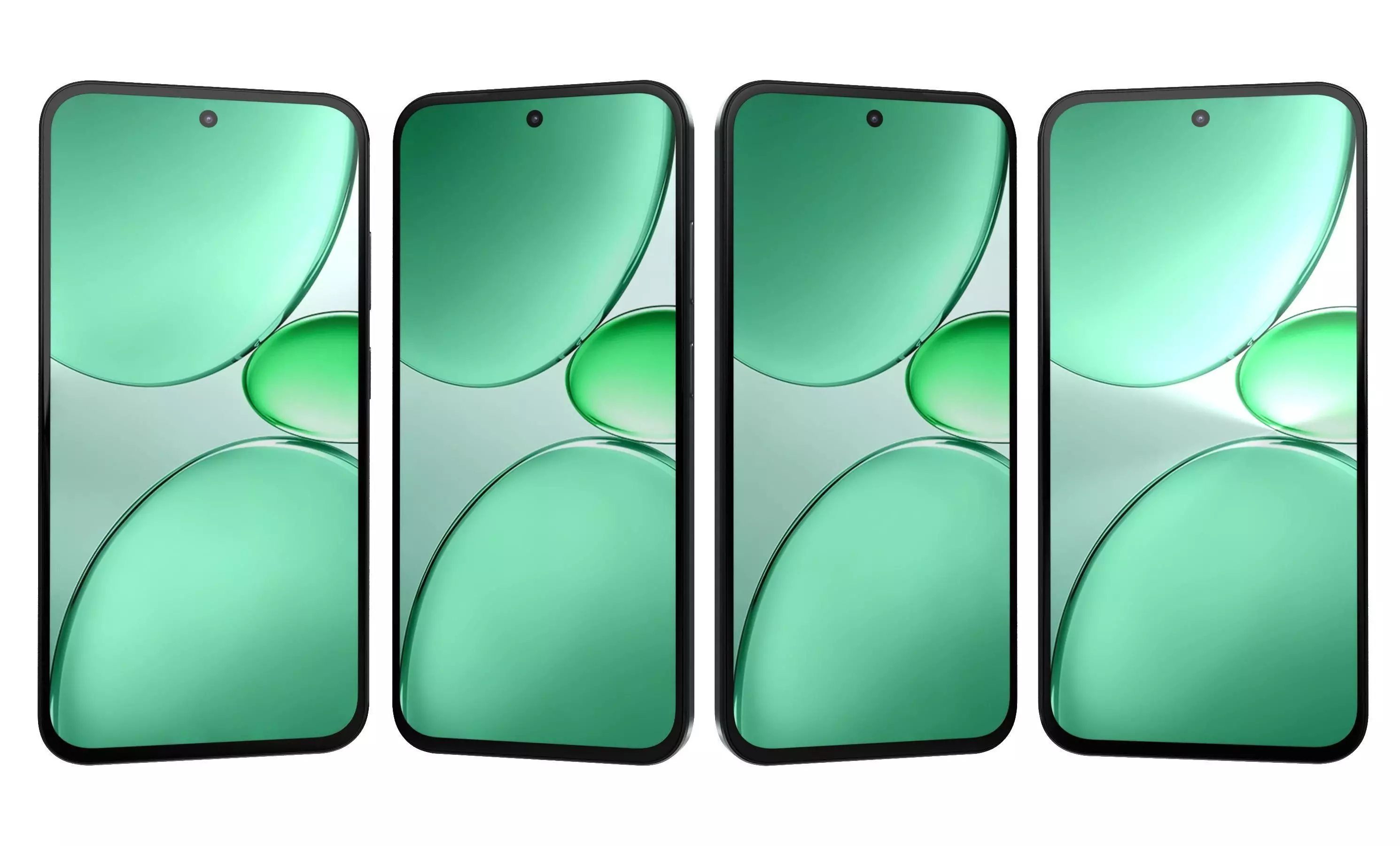 Realme C85 5G Green And Purple 3D model_3