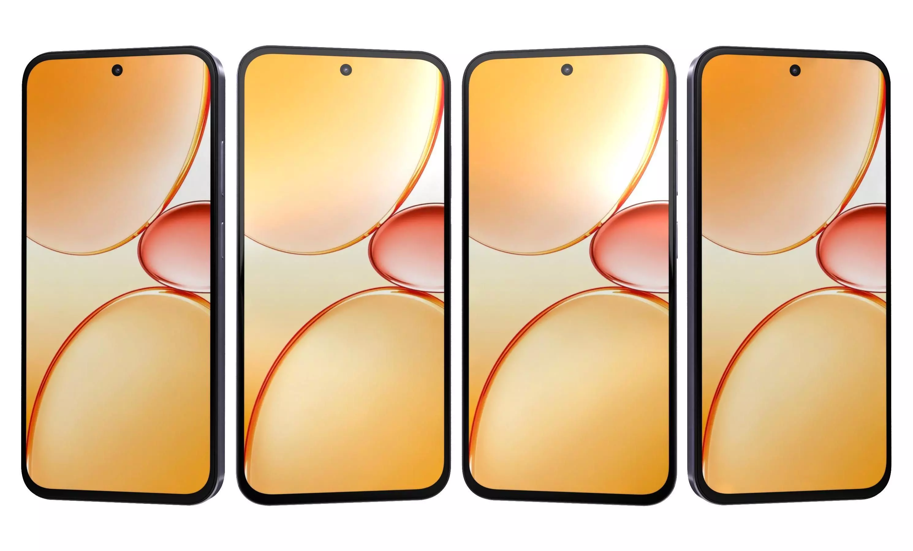 Realme C85 5G Green And Purple 3D model_20