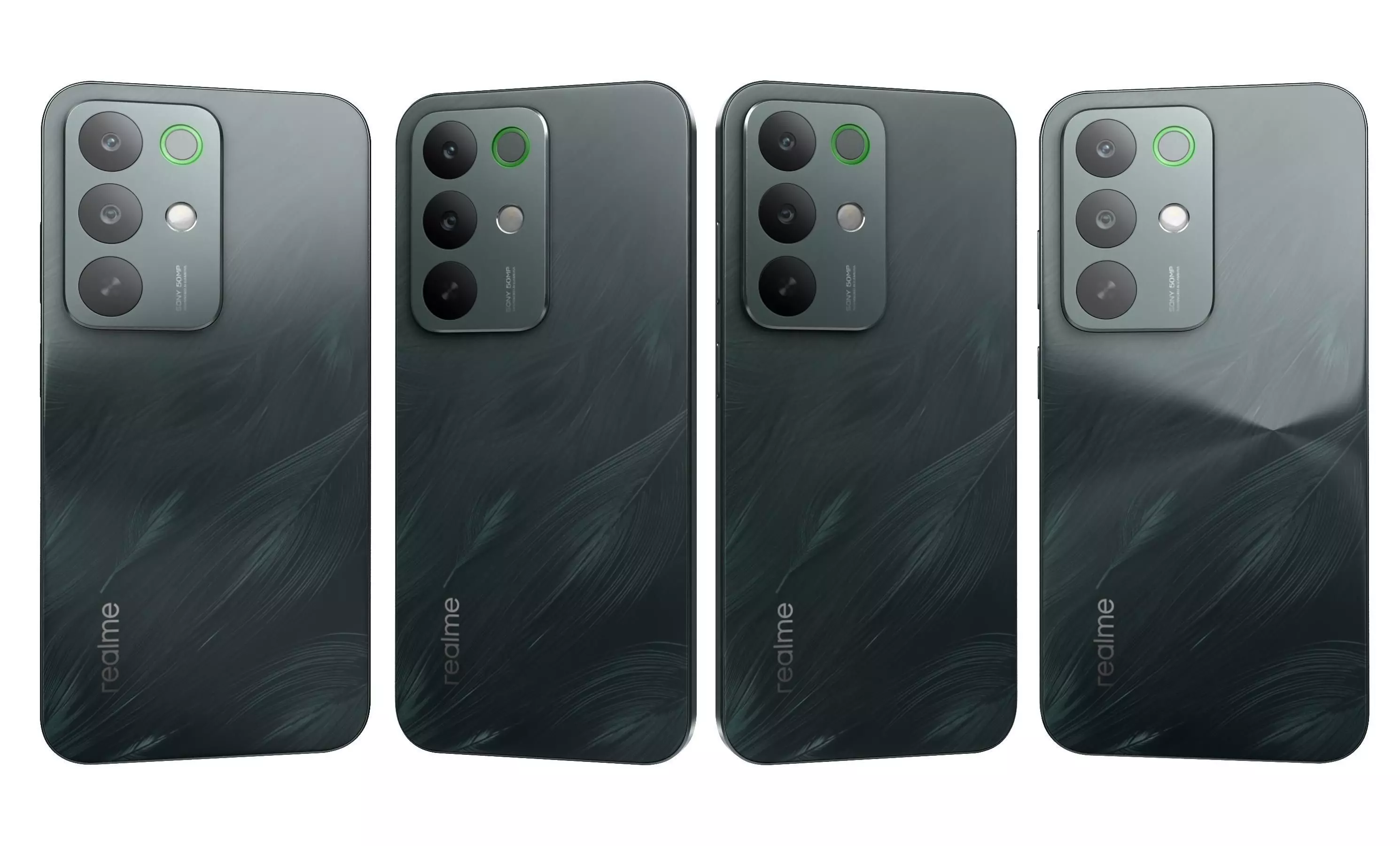 Realme C85 5G Green And Purple 3D model_16