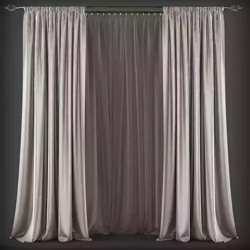 Curtain 3D model 221