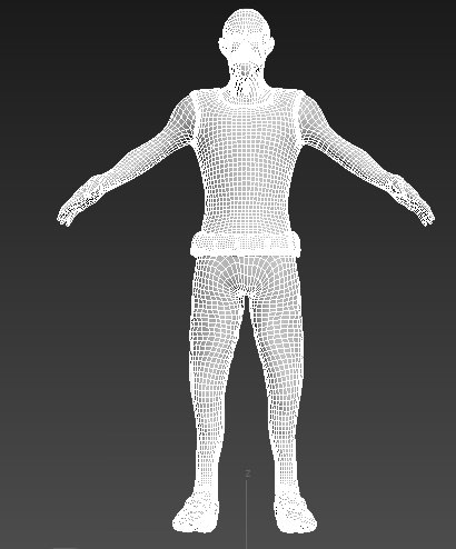 Grandfather person 3D model_7