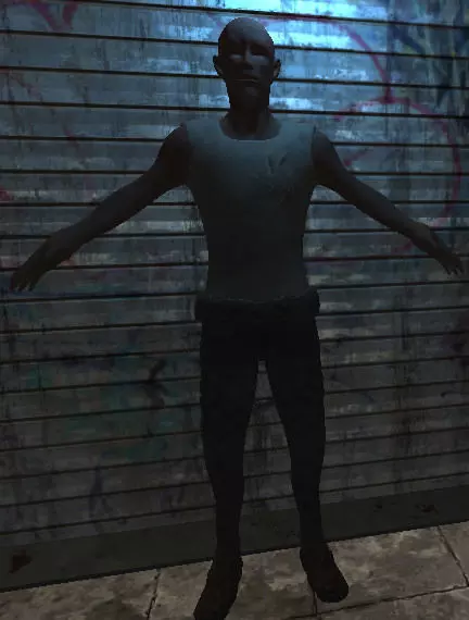 Grandfather person 3D model_0