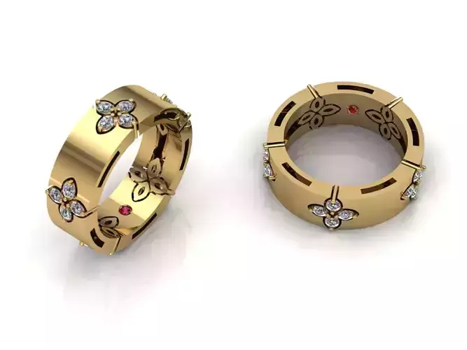 Brand RIng Jewelry Gold