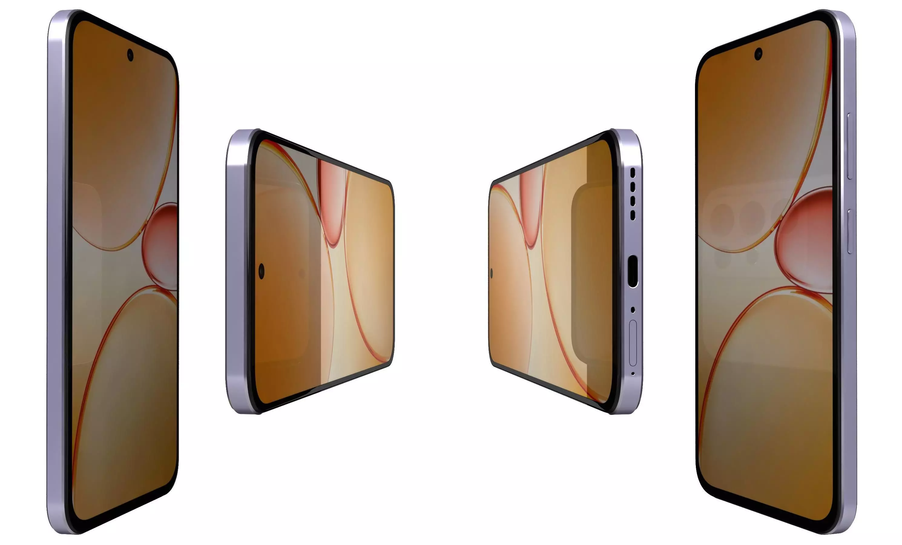 Realme C85 Pro Parrot Purple 3D model_2